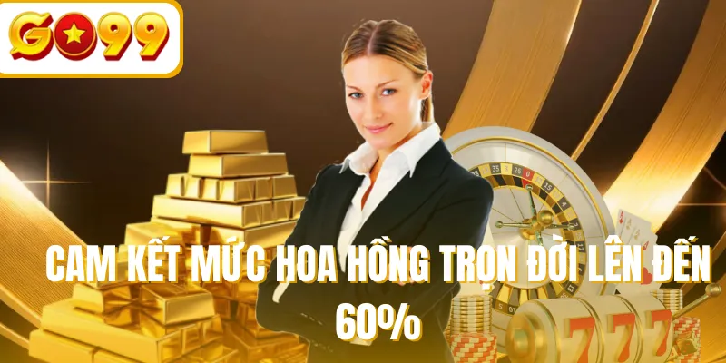 Cam kết mức hoa hồng trọn đời lên đến 60%